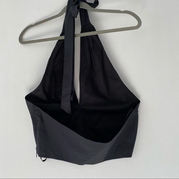 Staud Kai Crisscross Halter Top Blouse size 10 - Picture 4 of 7